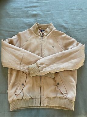 Obey Tan Bomber Jacket - Ribbed Collar & Pocket Flap